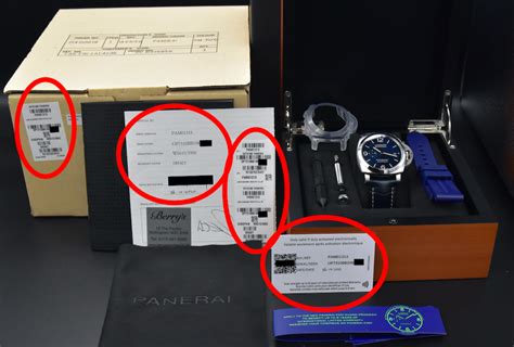 luminor panerai serial number check